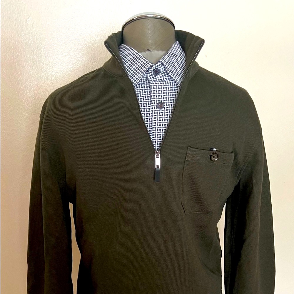 Ted Baker Half Zip Sweater SZ Small